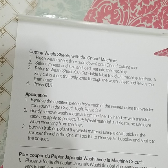 🥳4/$20! Cricut Washi Sheets Anna's Pretty - Picture 12 of 13